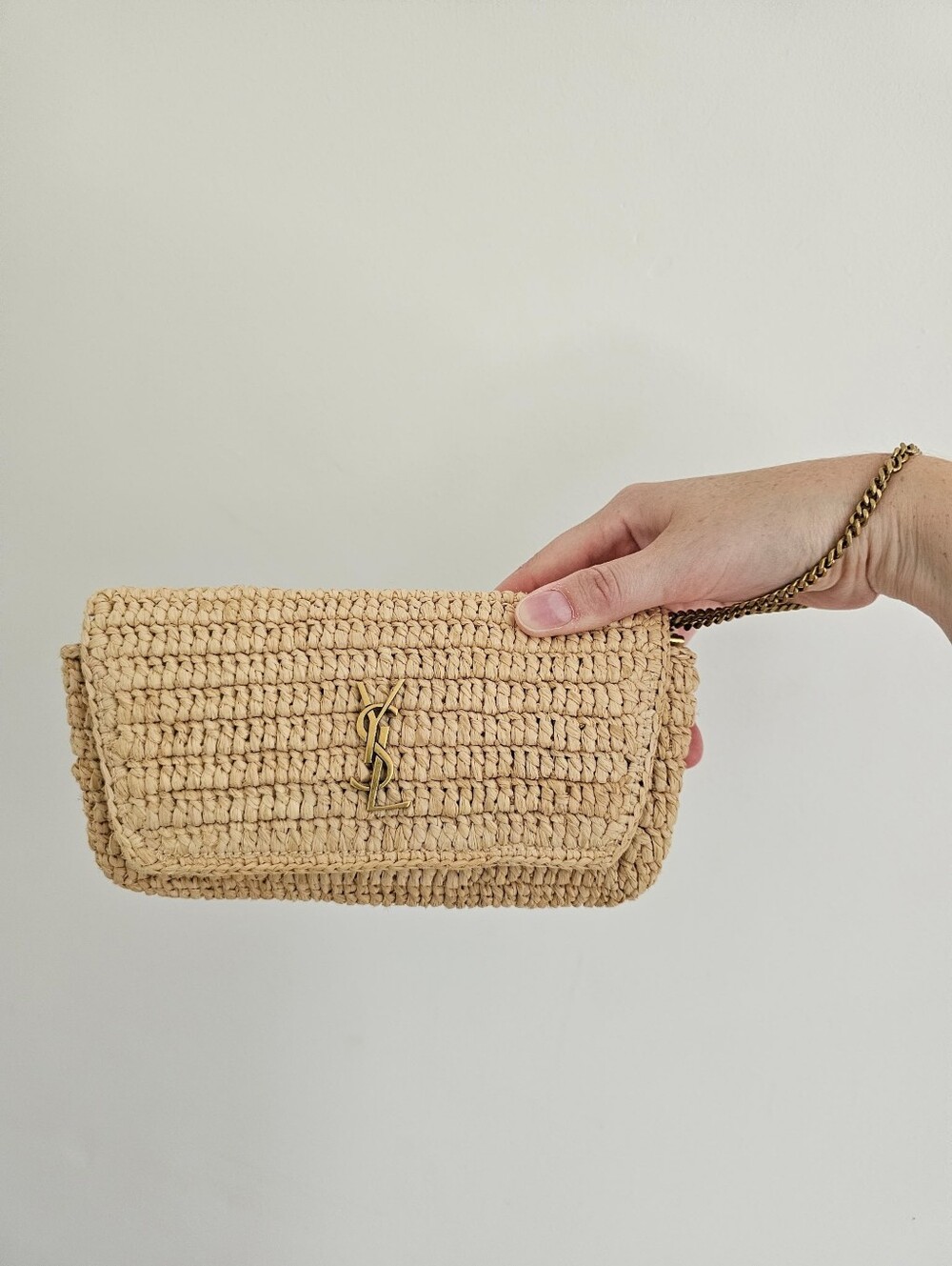 Small YSL Raffia Clutch - Picture 4 of 16